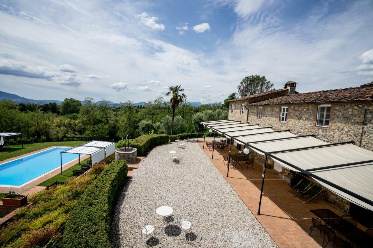 Accogliente Alloggio Con Vista E Piscina Lucca Bagian luar foto